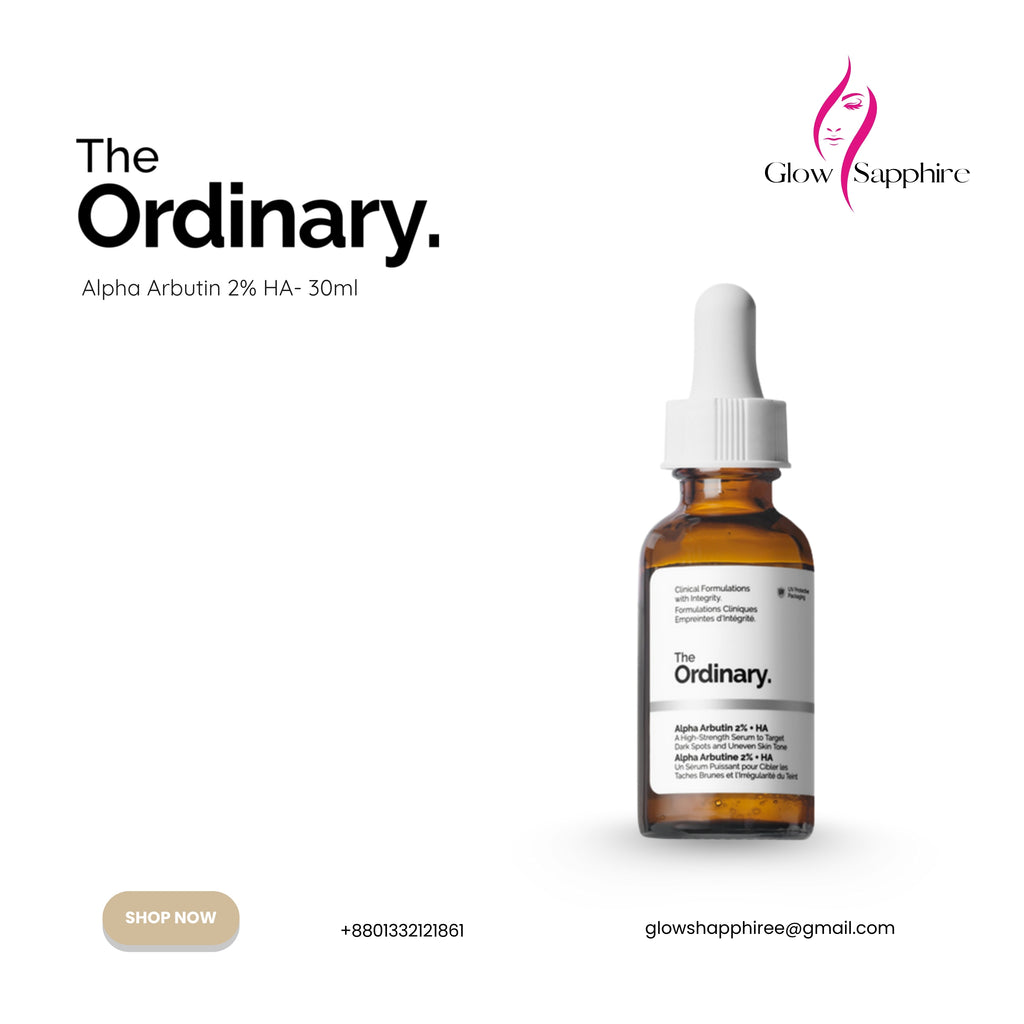 The Ordinary- Alpha Arbutin 2% HA- 30ml