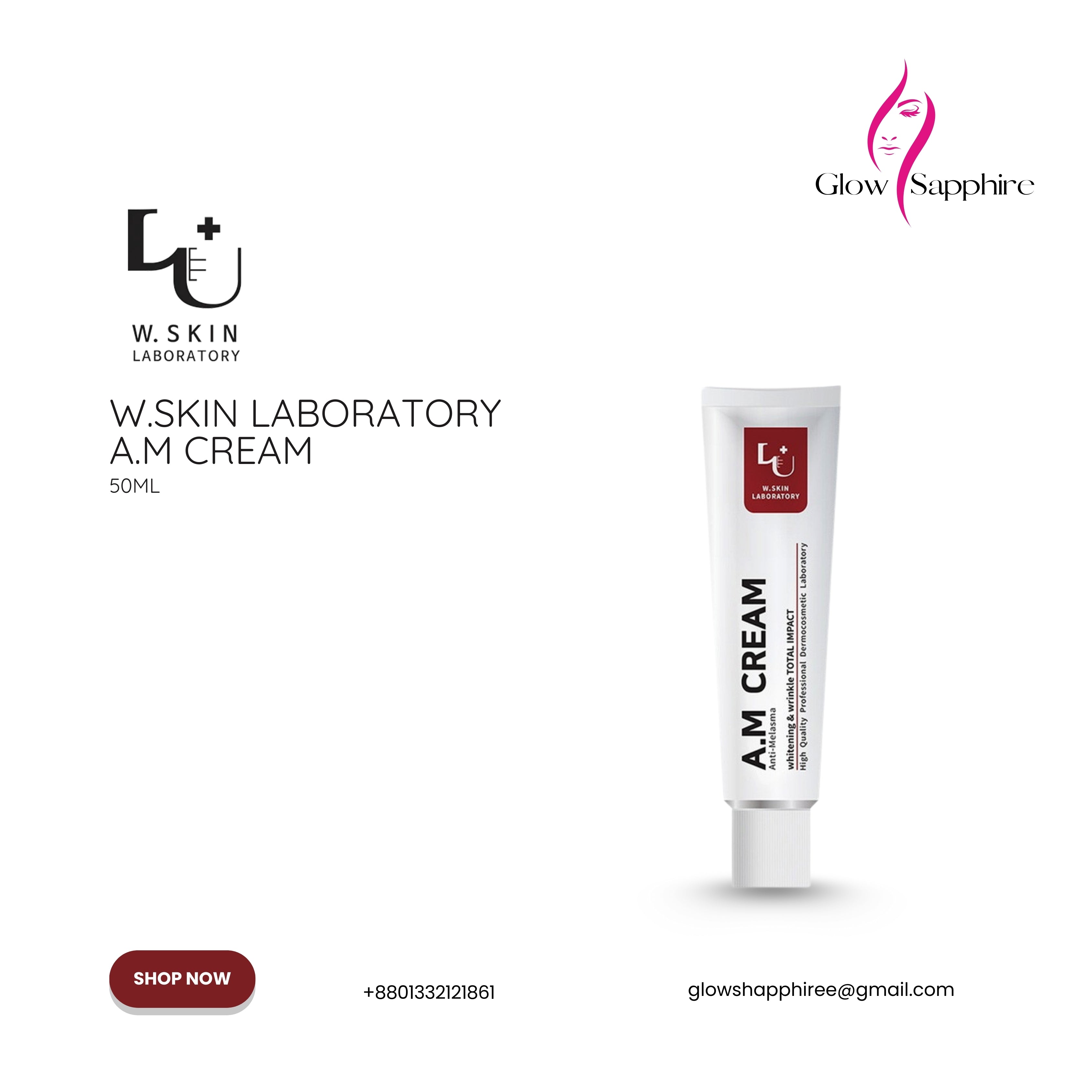 W.skin laboratory a.m cream 50ml