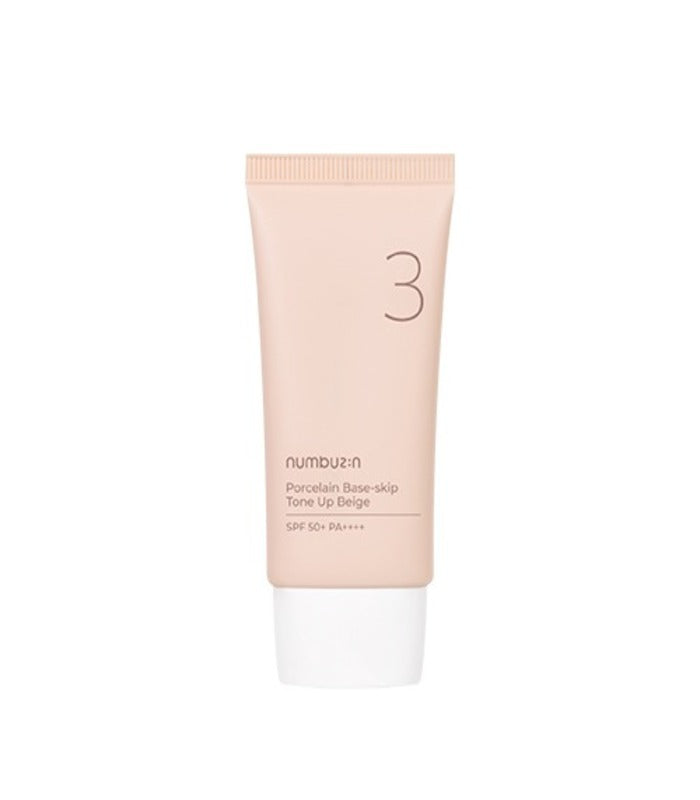 Numbuzin No 3 Porcelain Base-Skip Tone Up Beige 50ml